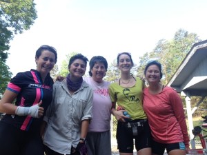 The crew plus our host, Tammy.  